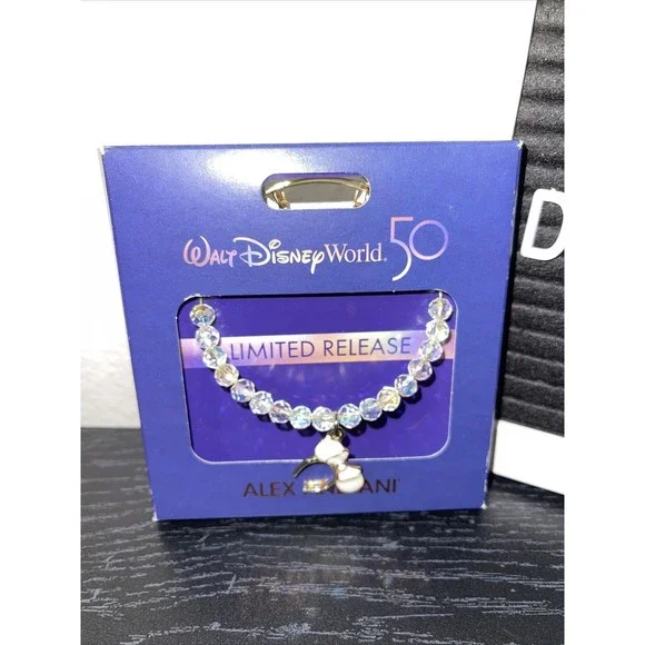 Walt Disney World 50th Anniversary Minnie Mouse Ears Bracelet by Alex and Ani - Picture 2 of 4